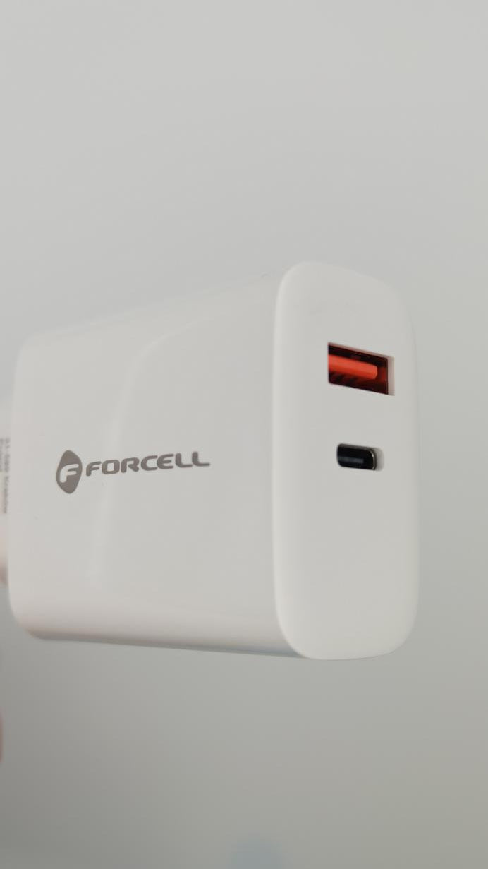Chargeur 30W USB-C + USB-A Forcell | PD / charge 2 appareils