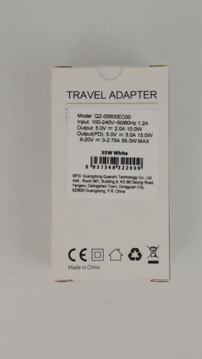 Chargeur GaN 55W USB-C Blackview | PD