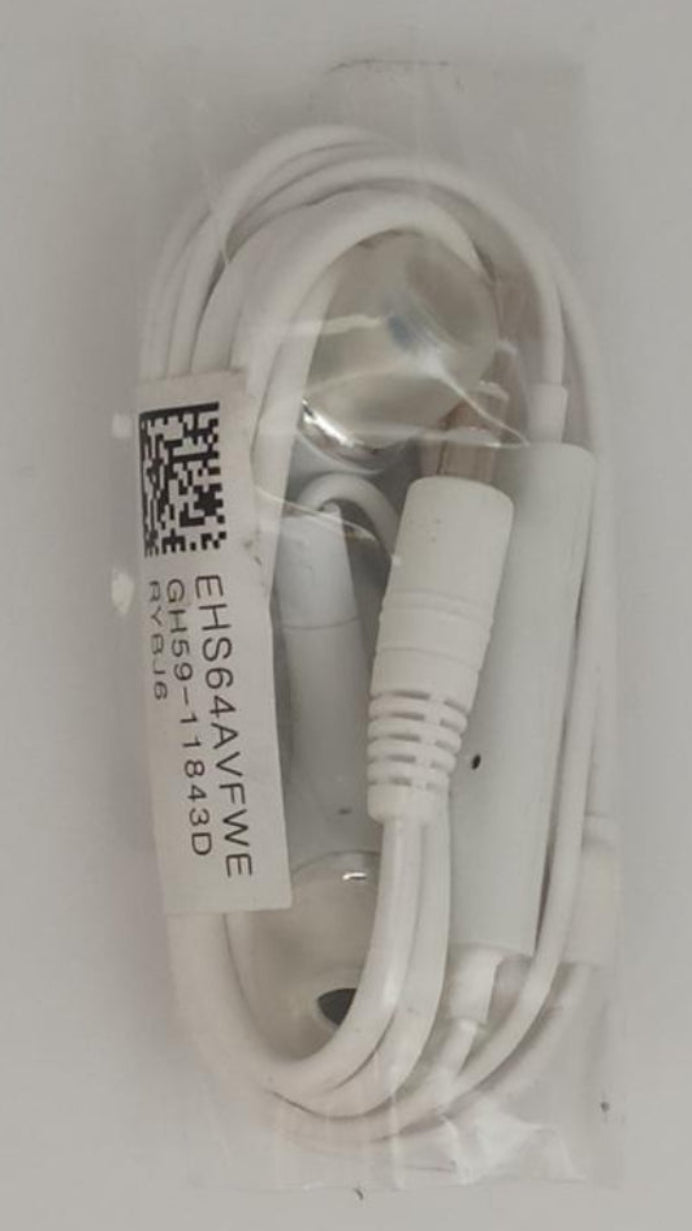 Écouteurs intra jack 3,5 mm blanc | EHS64