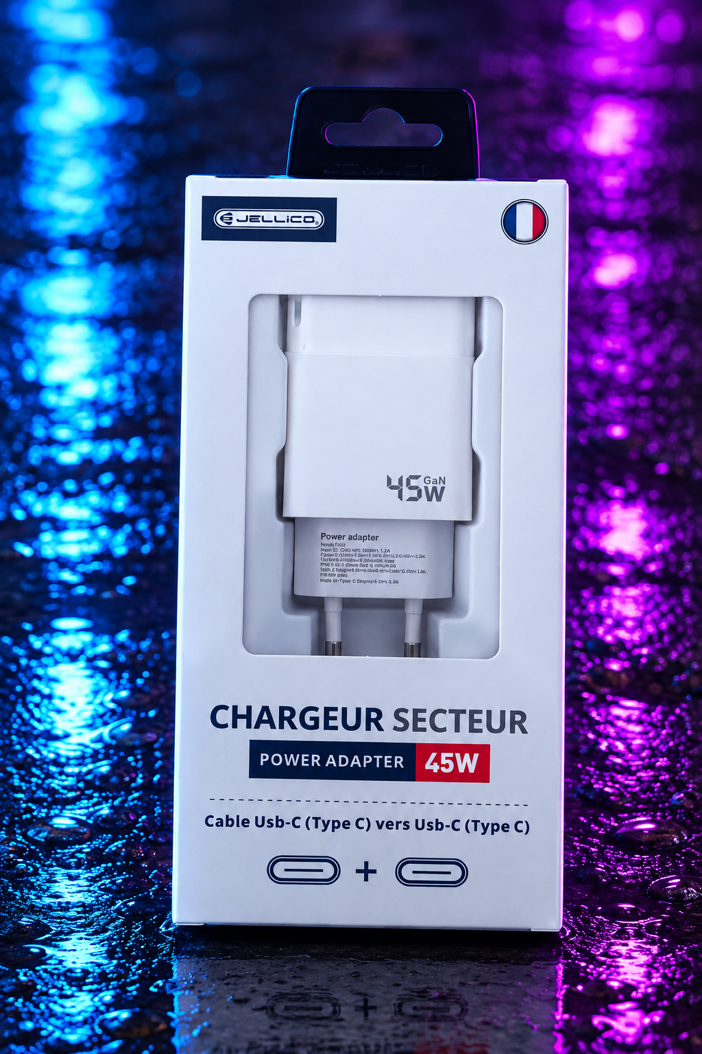 Chargeur Jellico 45W - face
