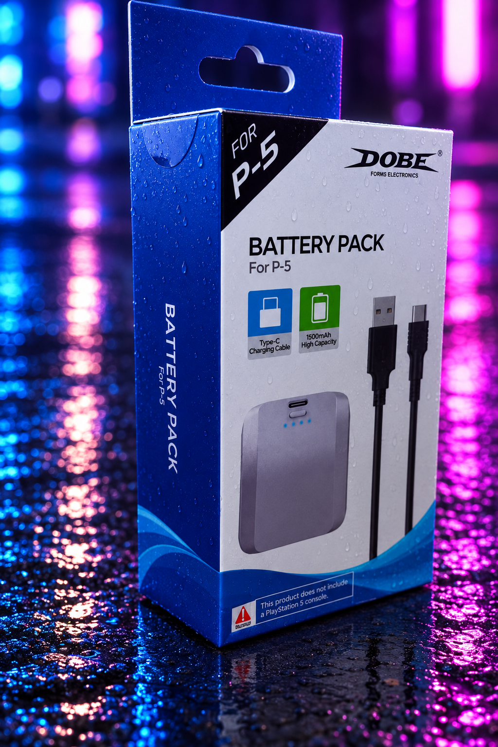 DOBE Battery Pack PS5 - côté