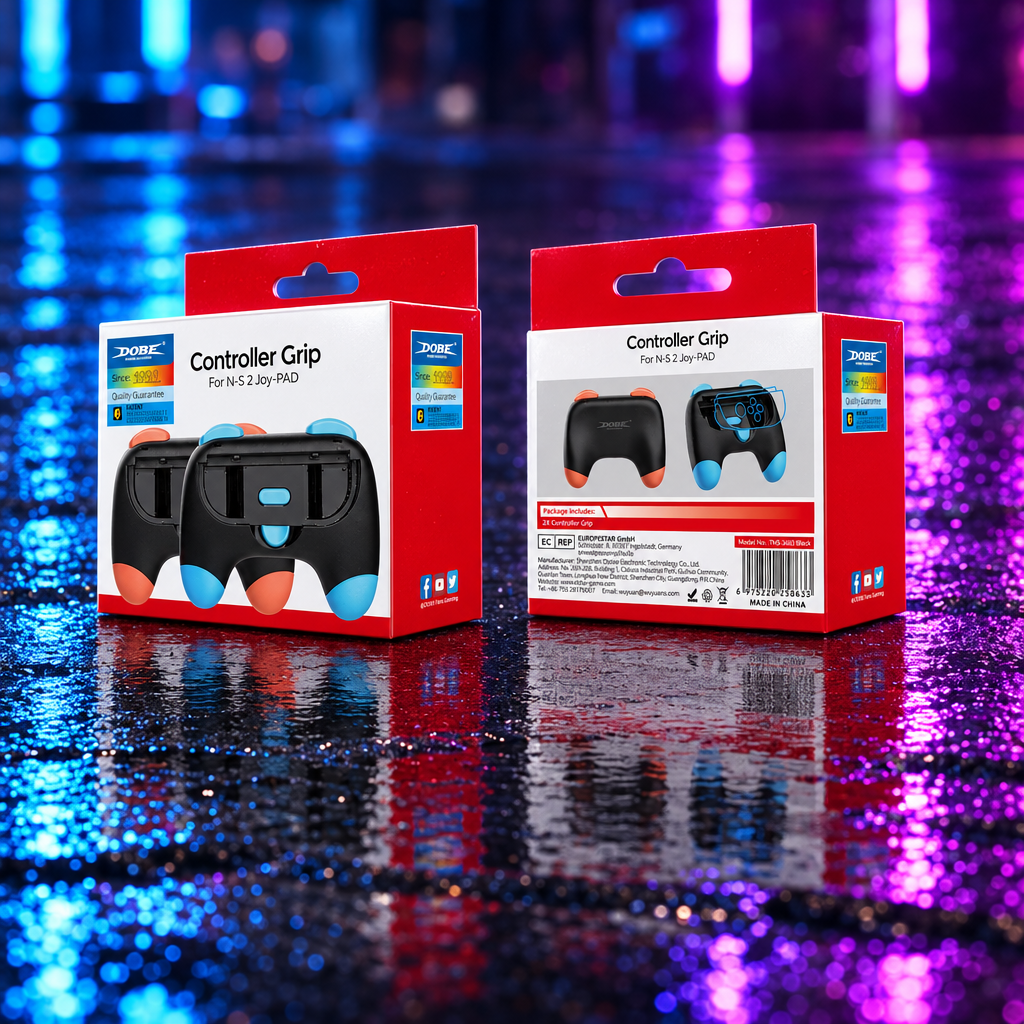 Grip manette Joy-Con Nintendo Switch 2 — Lot de 2 | DOBE TNS-3163
