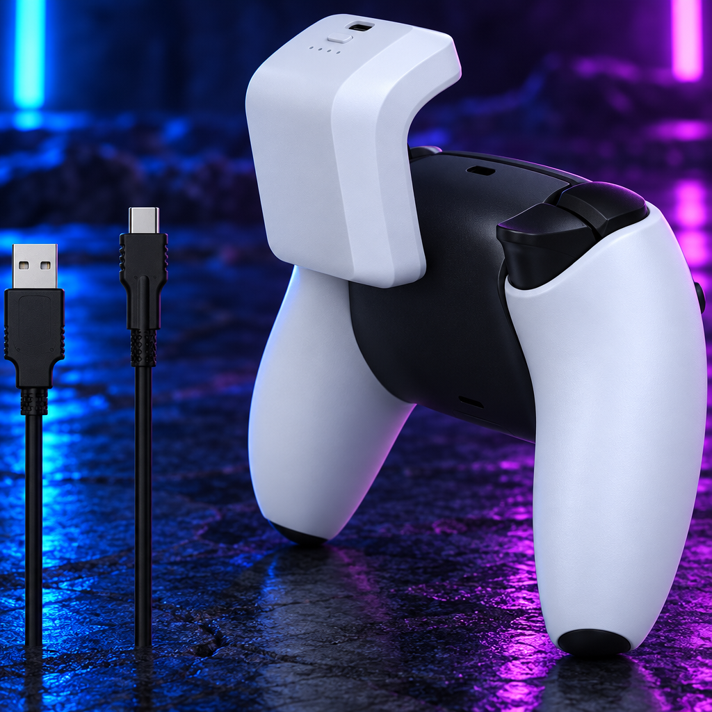 Batterie de remplacement manette PS5 1500mAh + câble USB-C | DOBE TP5-0550