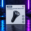 Chargeur Voiture Triple Port USB-C USB-C USB-A Jellico