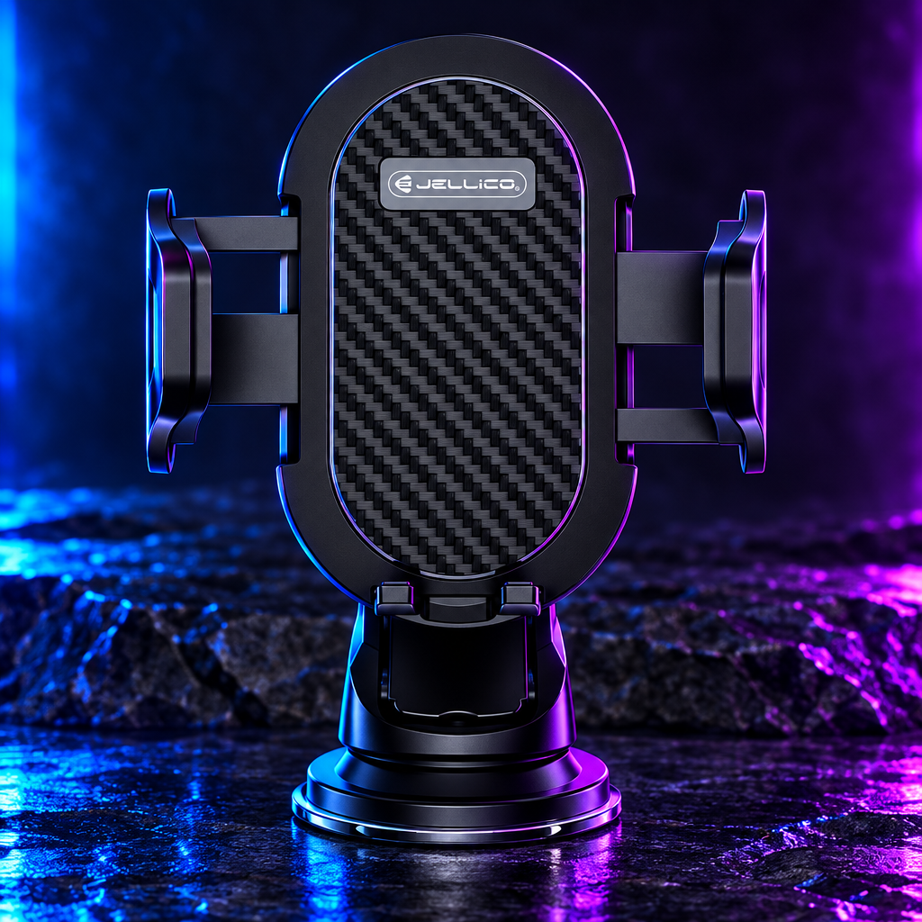 Support voiture smartphone ventouse bras extensible 360° | Jellico PH7